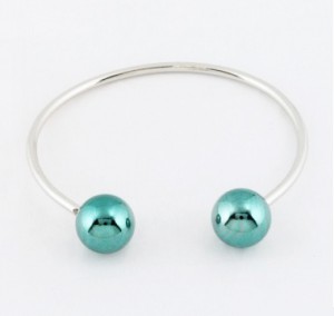 bracelet jonc deux boules