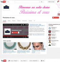 Chaîne Youtube Parissima et Vous