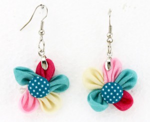 boucles d'oreille fleur