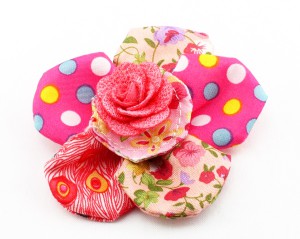 broche fleur hippie chic