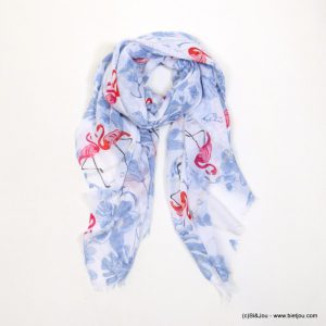 foulard flamand rose