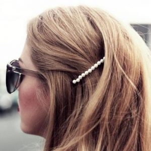 Barrette : perles