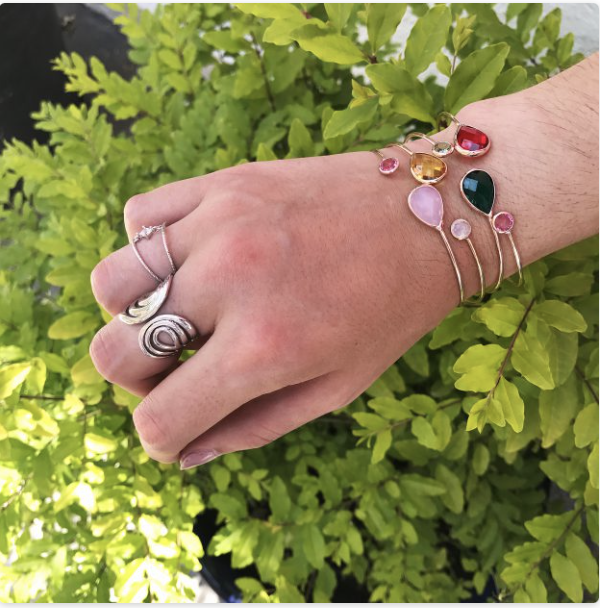 Photo instagram de bracelets joncs portés pour Parissima