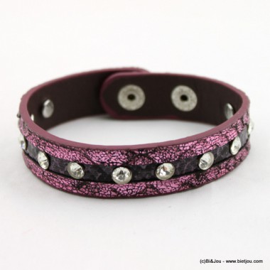 Bracelet serpent et strass Parissima