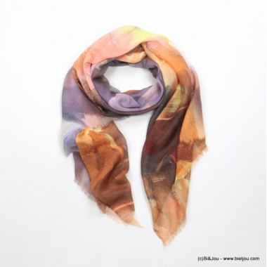 Grand foulard effet lavis Parissima